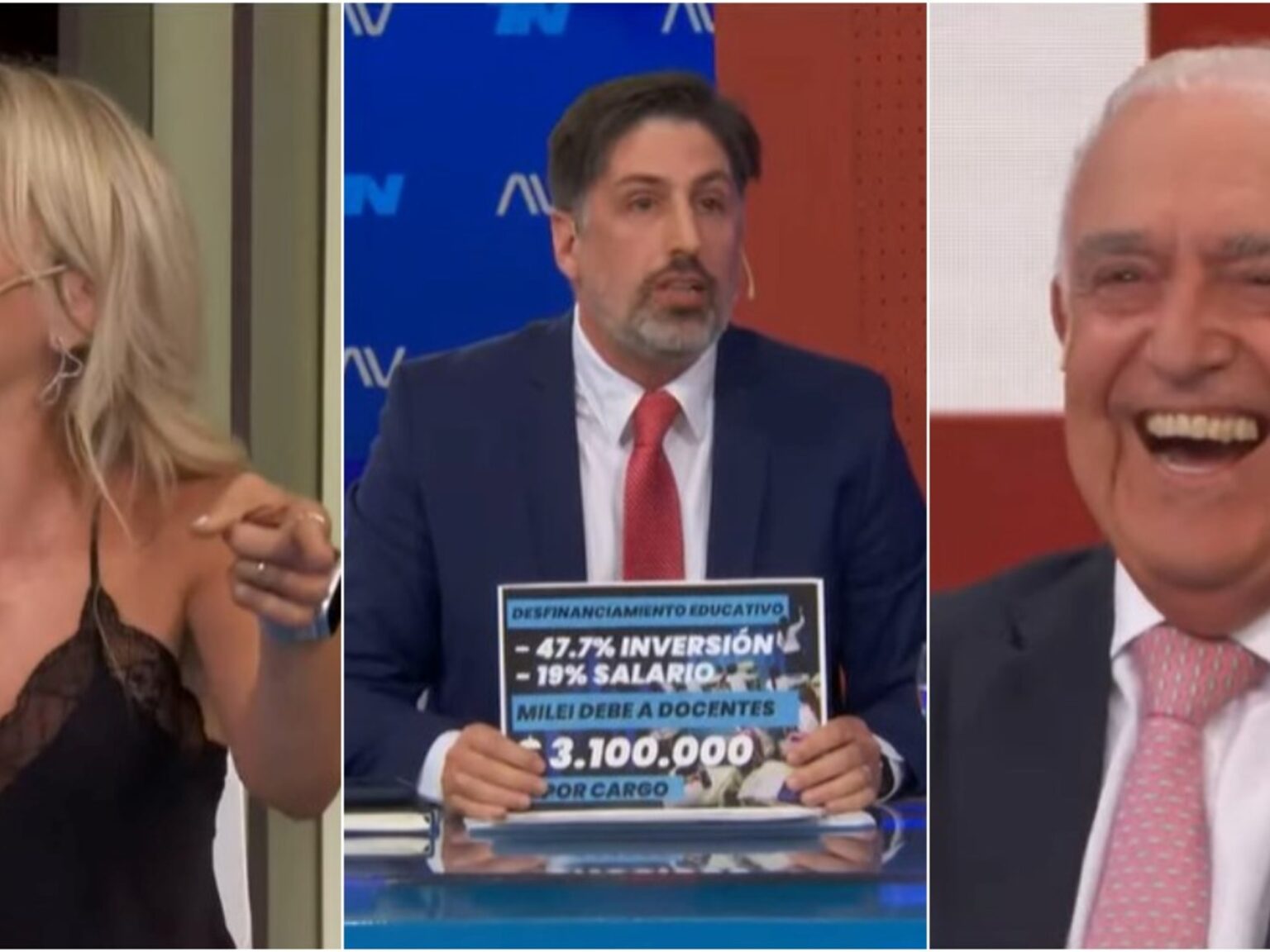 Un tenso cruce terminó en risas dirigidas a Nicolás Trotta cuando sacó un cartel en plena discusión con una diputada del PRO | FM Avenida