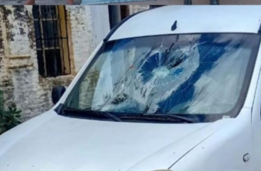 Un vecino de Santa Lucía fue detenido tras destrozar el parabrisas de una camioneta | FM Avenida