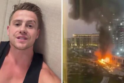 Una ex estrella televisiva grabó el momento en el que misiles explotaron en Dubái: el video | FM Avenida