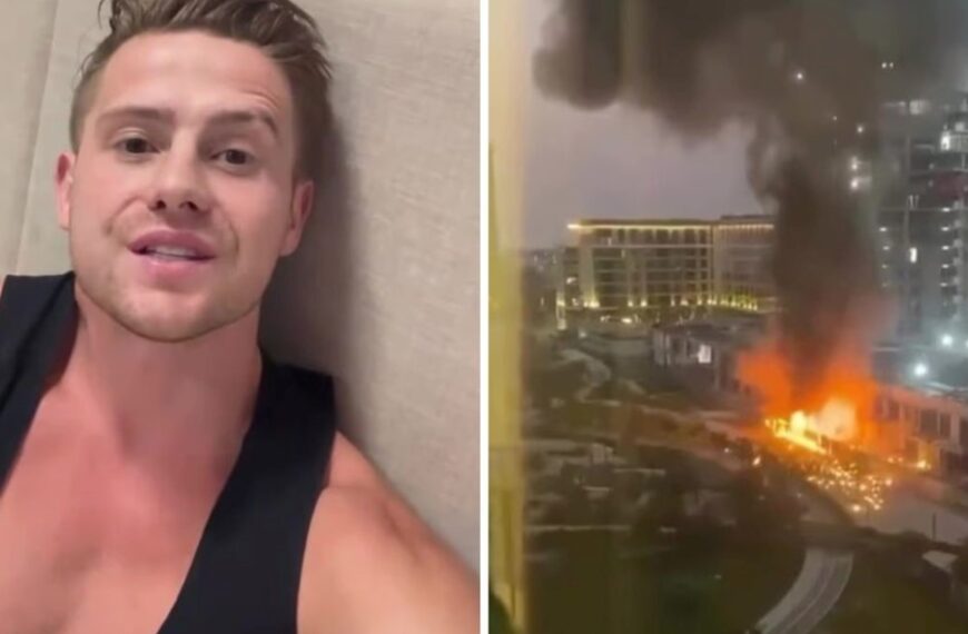 Una ex estrella televisiva grabó el momento en el que misiles explotaron en Dubái: el video | FM Avenida