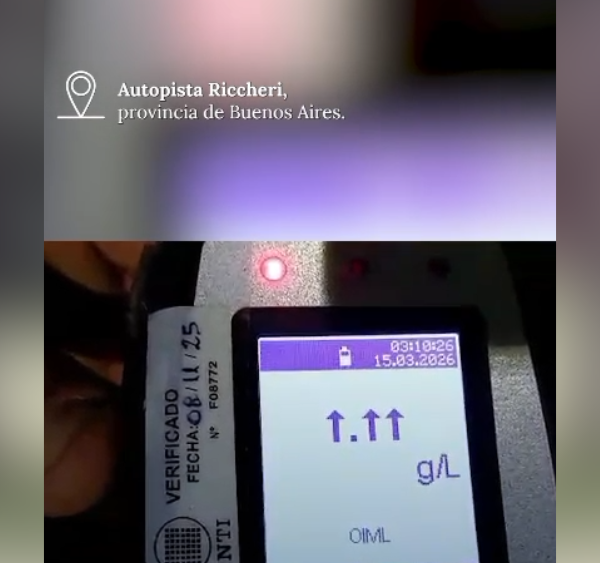 Video: Manejaba por la Riccheri, negó haber tomado y superaba los 3 g/l de alcohol en sangre | FM Avenida