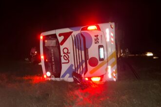 Volcó un micro de pasajeros en ruta 9: unos 45 heridos asistidos en el Hospital | FM Avenida