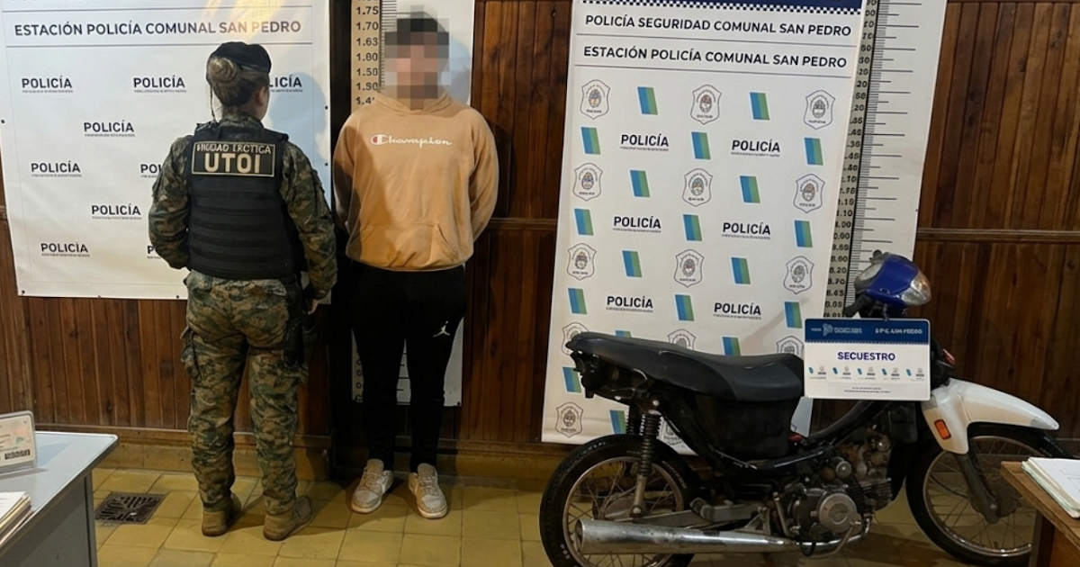 Aprehenden a un joven con una moto robada durante un operativo de saturación | FM Avenida