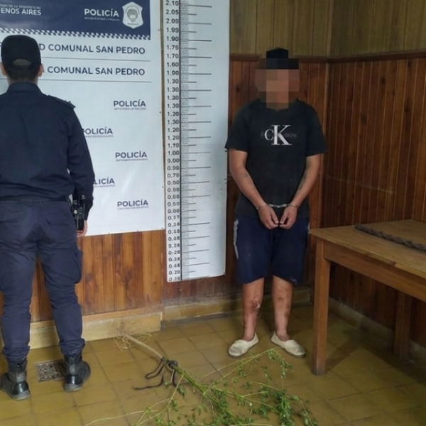 Aprehendieron a un hombre tras amenazar a su padrastro con un hierro y hallarle marihuana en su domicilio | FM Avenida
