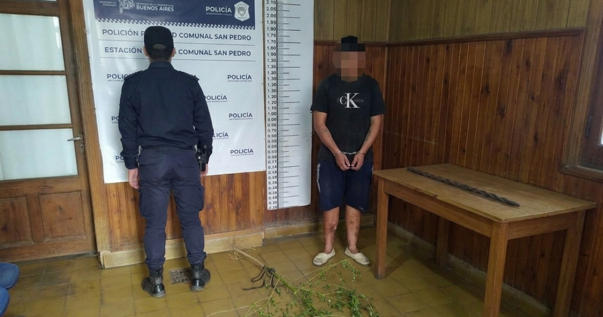 Aprehendieron a un hombre tras amenazar a su padrastro con un hierro y hallarle marihuana en su domicilio | FM Avenida
