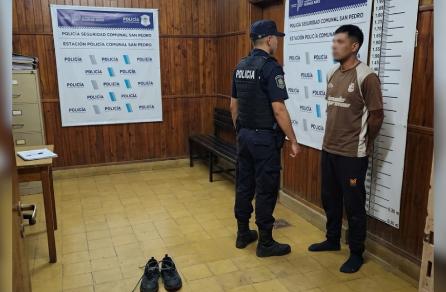 Aprehendieron a un joven tras el robo de un par de zapatillas en una vivienda | FM Avenida