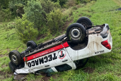 Dos heridos leves tras el vuelco de una camioneta en la Ruta 9 a la altura de Río Tala | FM Avenida