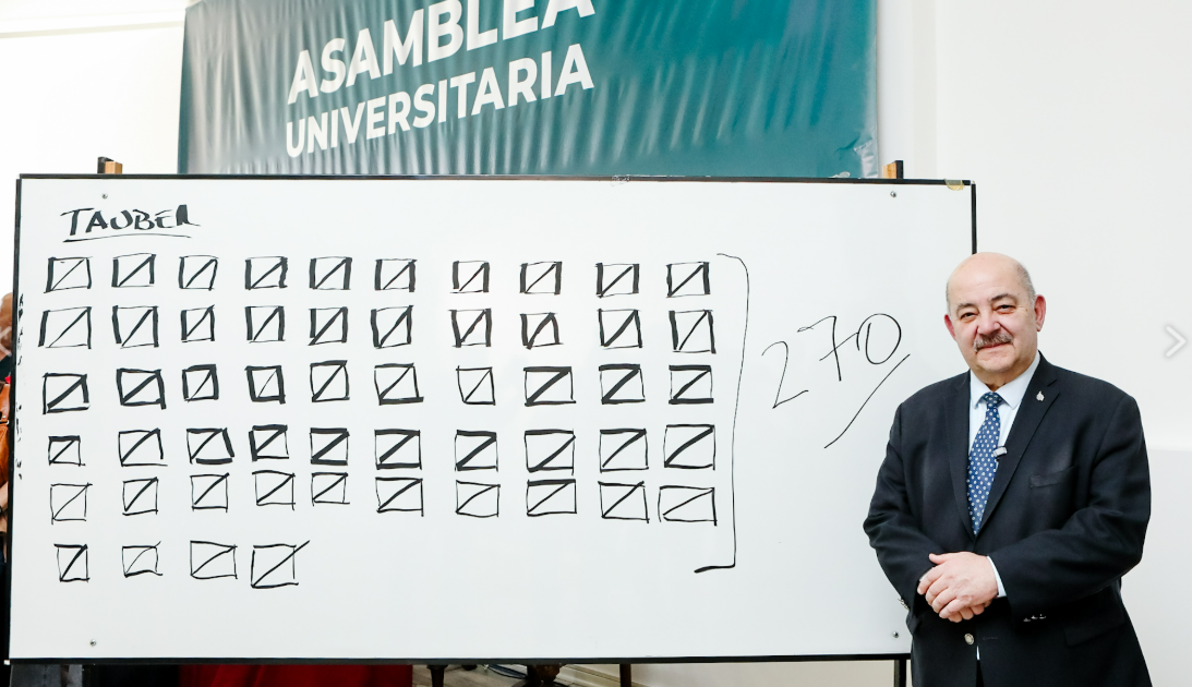 Fernando Tauber es el nuevo presidente de la UNLP: una elección histórica y por unanimidad | FM Avenida