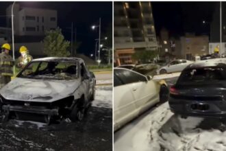 Incendiaron vehículos de alta gama frente a la Legislatura de Neuquén: su dueño apunta a una expareja y su familia | FM Avenida