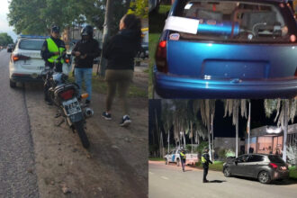 Operativos de tránsito: secuestraron un auto sin patente y tres motocicletas | FM Avenida