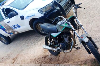 Secuestran una moto sin documentación en un operativo de tránsito en Río Tala | FM Avenida