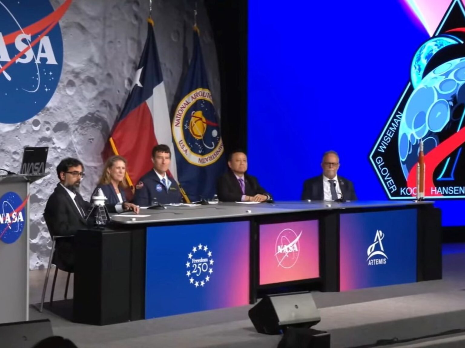 Sin los astronautas en la conferencia, la NASA ratificó que fue un "paso importante" hacia el regreso a la Luna | FM Avenida