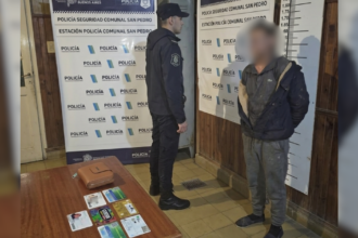 Un delincuente rompió la ventanilla de un auto y fue detenido tras una persecución a pie | FM Avenida