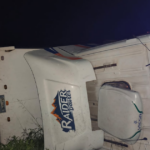 Vuelco de un camión en la Ruta 9: el conductor resultó ileso tras perder el control de su vehículo | FM Avenida