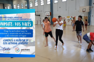 "Animate Vos Valés": inscripciones para una amplia oferta de talleres deportivos gratuitos en barrios y localidades | FM Avenida
