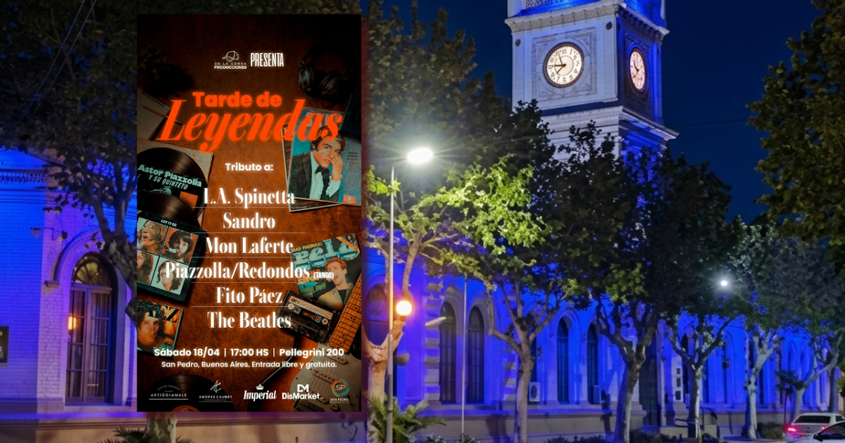 "Tarde de Leyendas", este sábado frente a la Municipalidad con un tributo a grandes artistas | FM Avenida