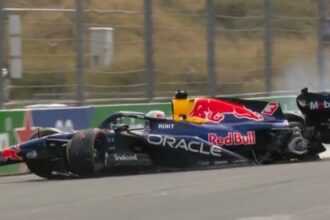Max Verstappen y una triste despedida a Zandvoort: sufrió un brutal accidente en la primera vuelta del último GP de Países Bajos | FM Avenida