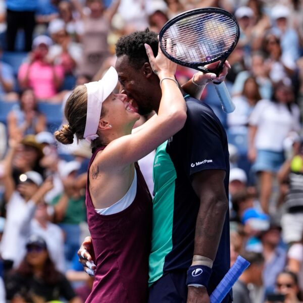 Monfils ganó con su mujer Svitolina en el dobles mixto de US Open y dejó una respuesta que hizo reír a todos: "Esposa feliz, vida feliz" | FM Avenida