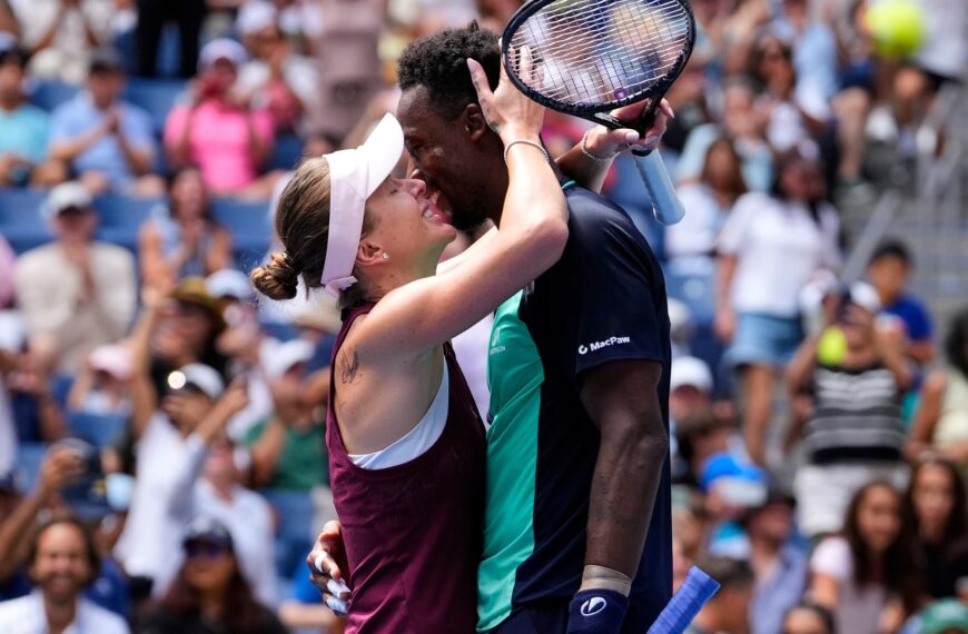 Monfils ganó con su mujer Svitolina en el dobles mixto de US Open y dejó una respuesta que hizo reír a todos: "Esposa feliz, vida feliz" | FM Avenida