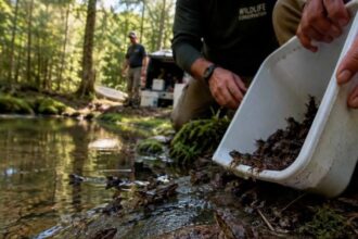 Recuperaron un bosque para las tortugas de tierra y 20 años después el mismo hábitat se convirtió en un lugar de liberación para casi 500 ranas excavadoras en peligro de extinción y otras especies | FM Avenida