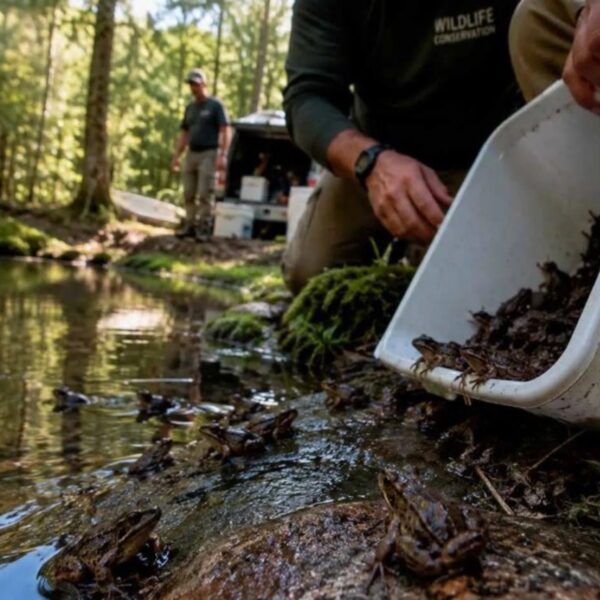 Recuperaron un bosque para las tortugas de tierra y 20 años después el mismo hábitat se convirtió en un lugar de liberación para casi 500 ranas excavadoras en peligro de extinción y otras especies | FM Avenida
