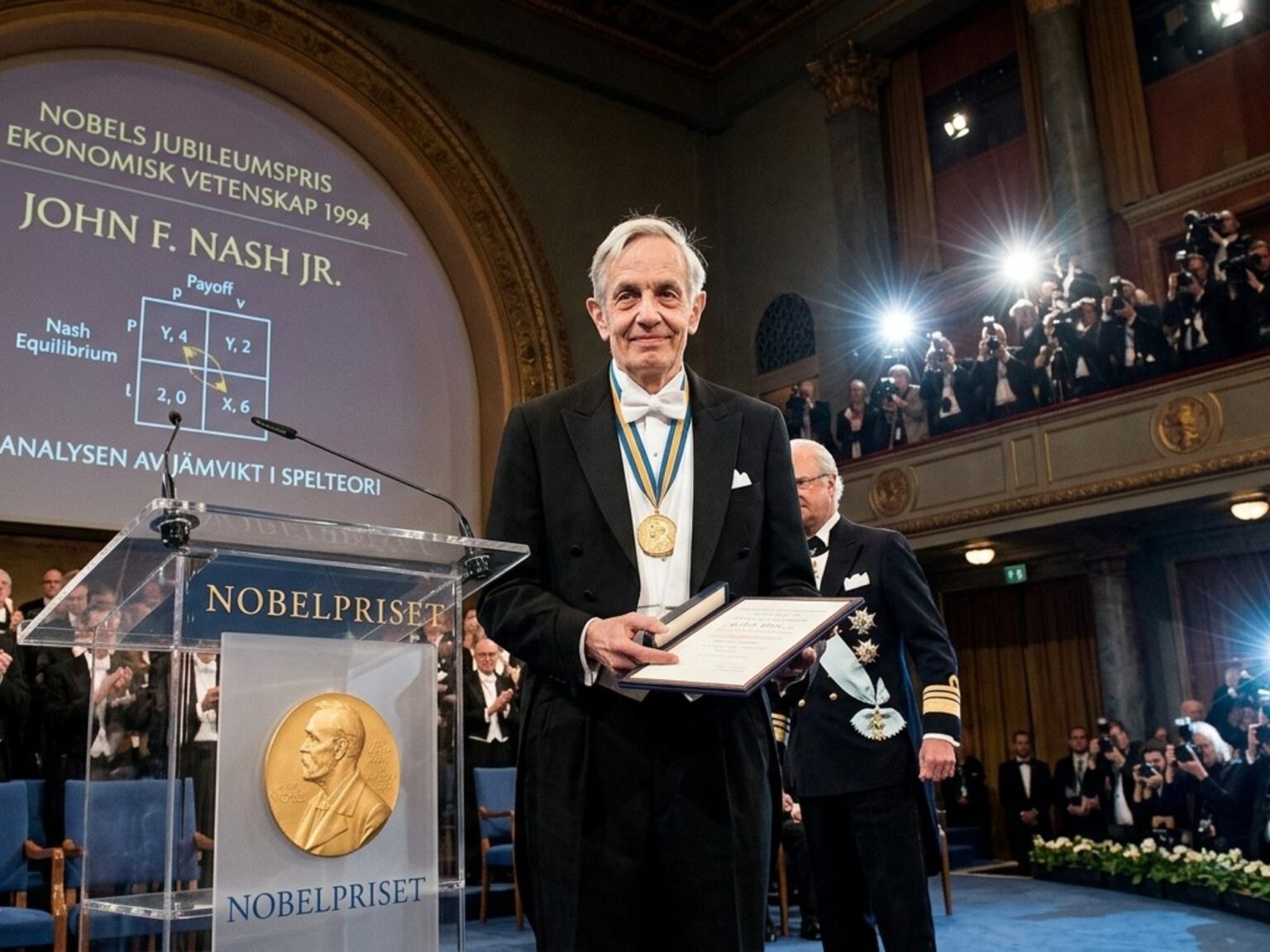 John Nash, matemático premio Nobel de Economía en 1994: "Lo único más grande que el poder de la mente es el coraje del corazón" | FM Avenida