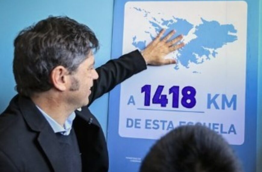 Kicillof criticó el mensaje en cadena de Milei sobre Malvinas y lanzó una ironía: "Pensé que era Inteligencia Artificial" | FM Avenida