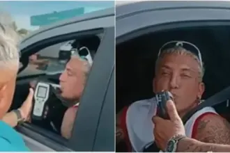 Video: frenaron a 'El Polaco' en un control de alcoholemia en Provincia y esto fue lo que pasó | FM Avenida