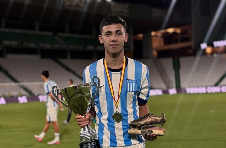 Aprendió a definir con Maradona y quebró un récord de Lautaro Martínez: la joya que ilusiona a Racing a pesar de la crisis futbolística | FM Avenida